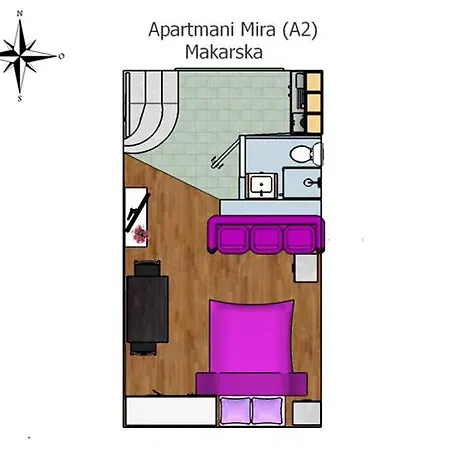 Apartments Mira Makarska Room photo