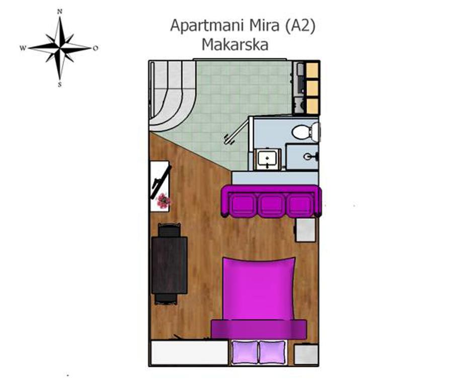 Apartmán Mira Makarská